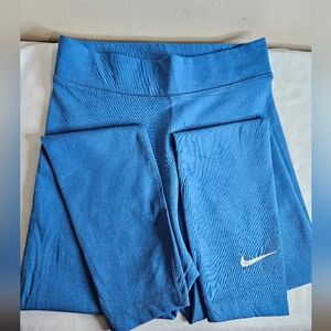 Blue High-Waisted Leggings, Size S – Stretch Athletic Yoga Pants